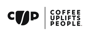 Coffee Uplifts People Logo Designed by Channing Bailey/ Channing & Company
