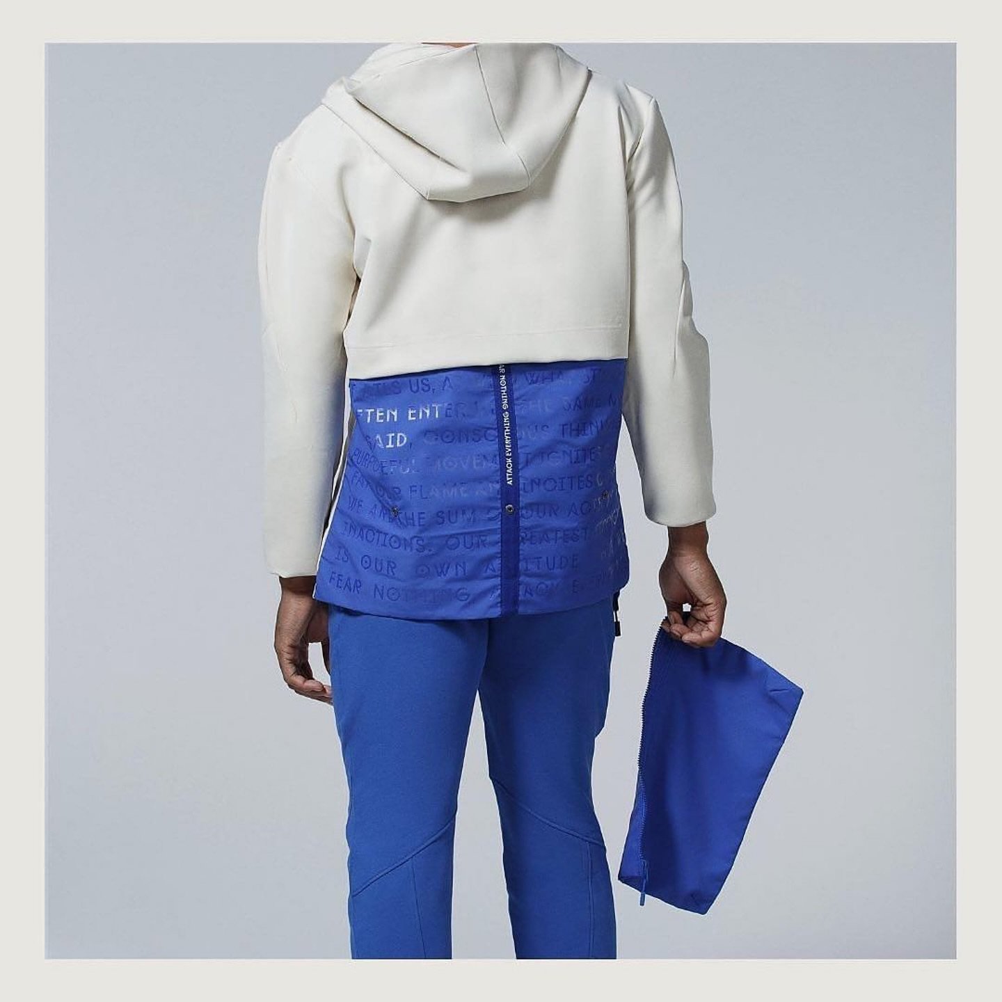 Nonchalant Dirty Duality apparel design system by Channing Bailey and Channing & Company featuring layered garment construction and techwear identity.