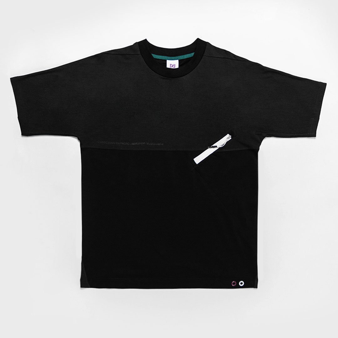 Nonchalant Dirty Duality apparel product shot showing streetwear design, garment development, and apparel design by Channing & Company.