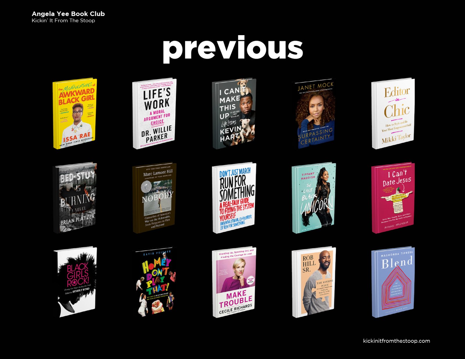Angela Yee Book Club events at WOODstack IVY in Brooklyn, featuring live author conversations, engaged audiences, book displays, and community gatherings that informed the WellRead nonprofit brand strategy.