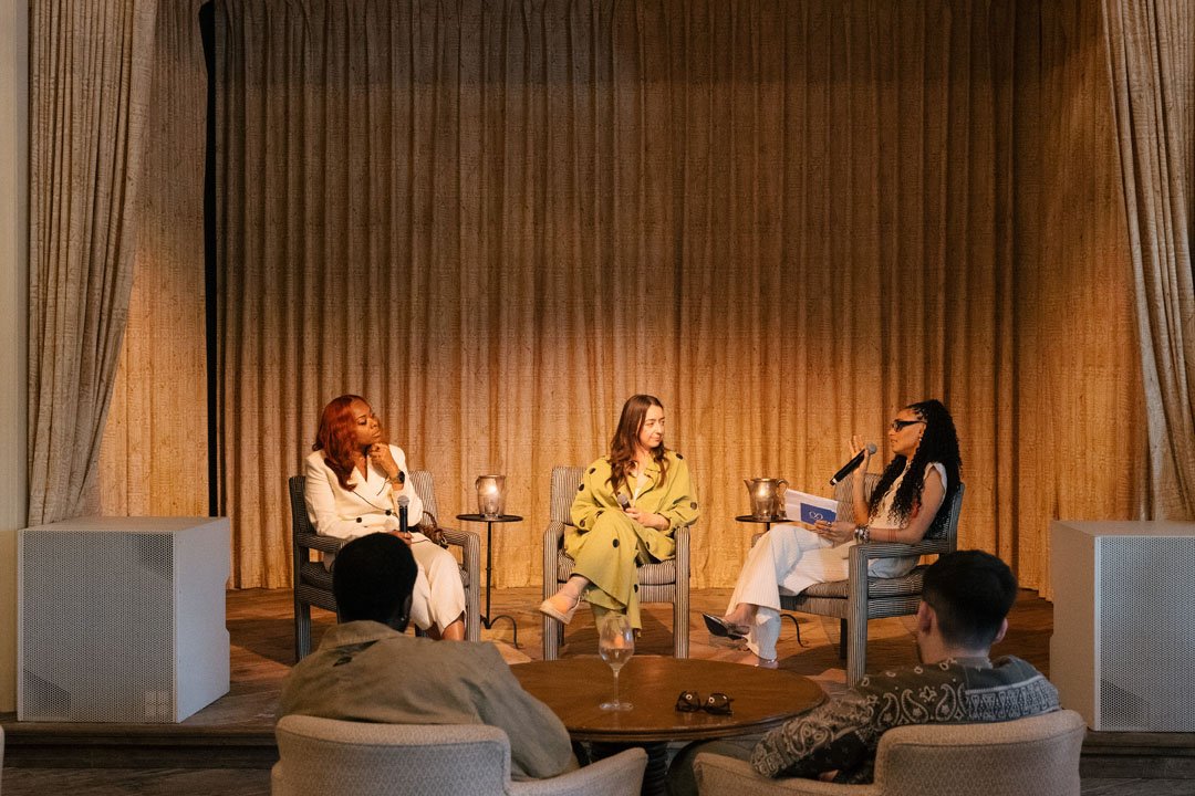Women in Music speakers in conversation during a panel at Soho House Nashville